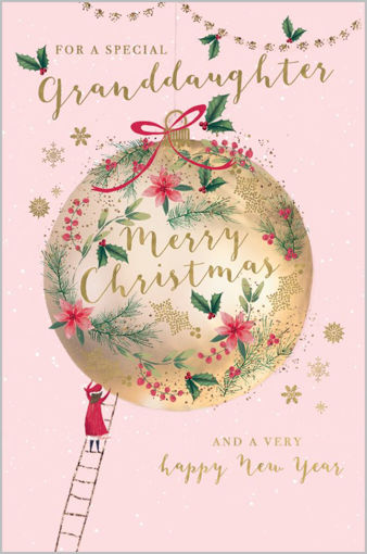 Picture of SPECIAL GRANDDAUGHTER CHRISTMAS CARD